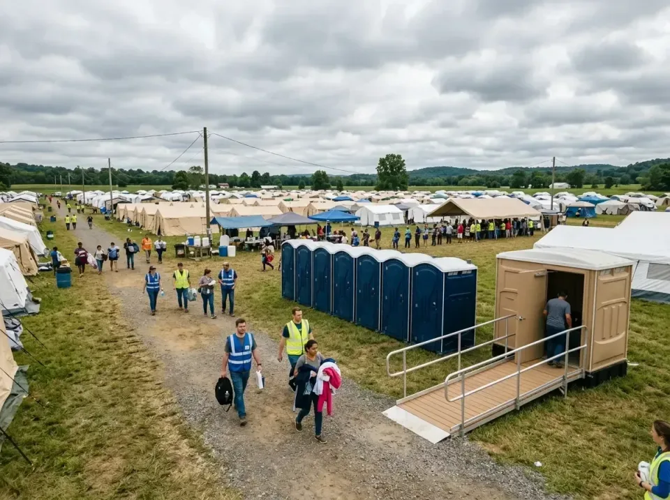 disaster-relief-camp-restrooms-010 — frequently asked questions, Dumpster & Portable Bathrooms Rental in Huntington, TX